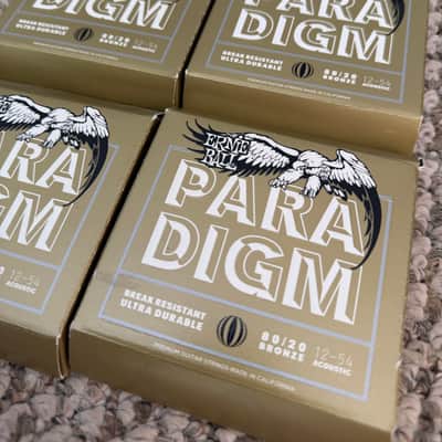 Ernie Ball P02086 Paradigm Medium Light 80/20 Bronze Acoustic Guitar Strings (12-54) 2010s - Standard image 1