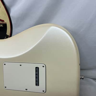Fender American Elite Stratocaster Strat Electric Guitar - Olympic Pearl image 12