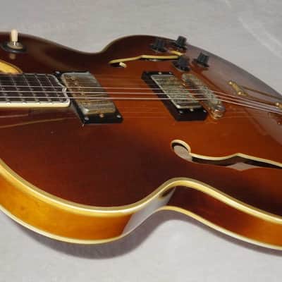1979 Bradley Epiphone Emperor Thinline, Vintage Sunburst, High-End Matsumoku Semi Hollow image 17