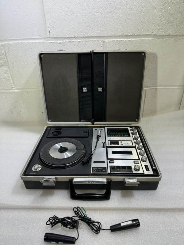 Sanyo G-2311kl Suitcase Stereo Music Centre Untested | Reverb