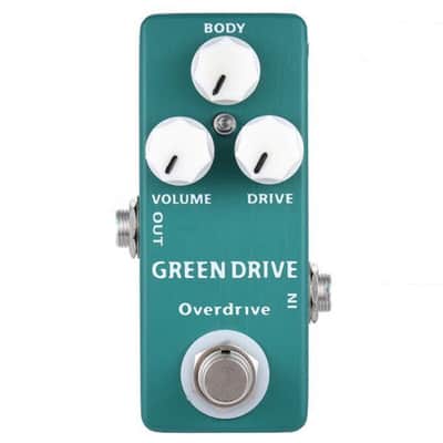 Mosky Audio Green Drive Overdrive Guitar Effect Pedal Massive sustain overdrive True Bypass image 1