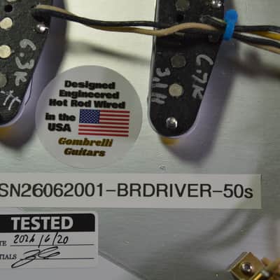 Robert Cray 50's/60's Hot Rod  SSS Loaded Fender Pickguard Stratocaster - BridgeDriver image 8