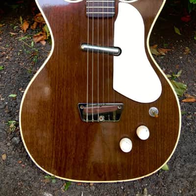 Danelectro Deluxe DC model JIMMY PAGE LED ZEPPELIN 1959 - Walnut image 1