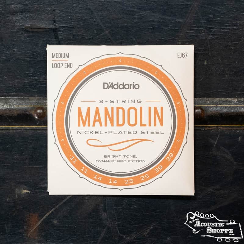 D'Addario EJ67 Set Mandolin Nickel Medium 11-39 image 1