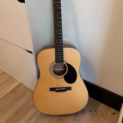 Silvertone SD-10/BK Acoustic Guitar Black | Reverb