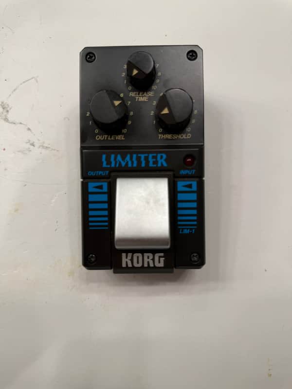 Korg LIM-1 Limiter Vintage Guitar Effect Pedal MIJ Japan *Missing Battery Cover* image 1