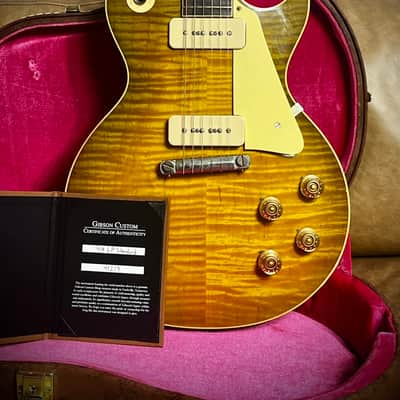 Gibson Custom Shop M2M Les Paul 1954 Reissue “R4” Green Lemon Fade + 1959 neck image 2