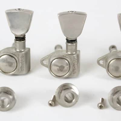 1986 Gibson Les Paul Standard GROVER Nickel Tuners Set Original 1980s USA image 5
