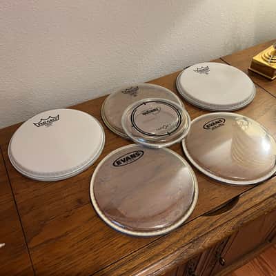 $68 Value Remo 8” Emperor Coated & Evans G1 G2 Clear Drum Heads 4 Kit + Gifts! image 10