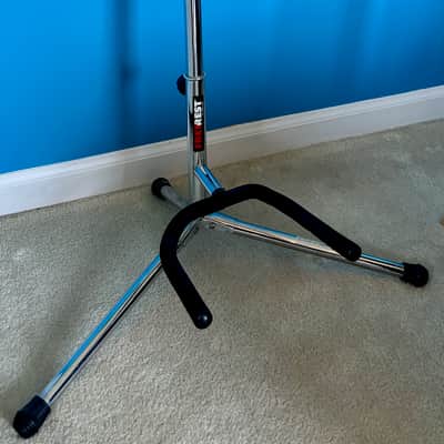 FretRest by ProLine HT1010GC Single Guitar Stand 2017 - Chrome image 2