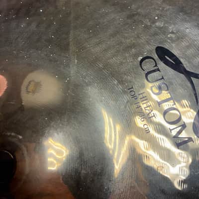 Zildjian 14" A Custom Hi-Hat Cymbals (Pair) 1991 - Present - Brilliant image 11