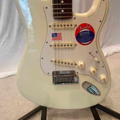 Fender Jeff Beck Artist Series Stratocaster 2022 Olympic White image 7