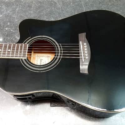 Ibanez V-70CE Acoustic/Electric Guitar (Black) image 1