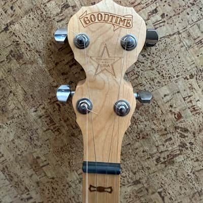 Deering Goodtime 5 String Openback Banjo 2019- Natural with Gator Case image 4