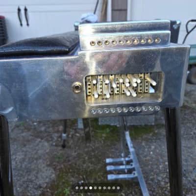 Remington Pro SD-10 Pedal Steel Guitar Sustainmaster 2012 - Maple Blue Mica image 4