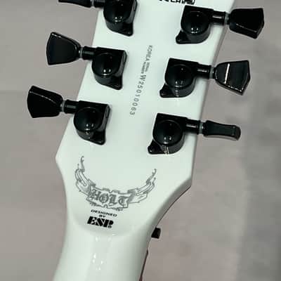 ESP LTD Signature Series Gary Holt GH-600 Electric Guitar 2025 Snow White w Case New Overstock Closeout Last One !!!! image 7