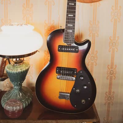 Musima Deluxe 25K GDR Rare Vintage Electric Guitar USSR Les Paul Melody Maker image 2