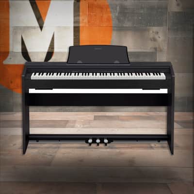 Casio PX-770BK Privia Series 88-Key Weighted Key Piano Console - Black (PX-770BK-U)