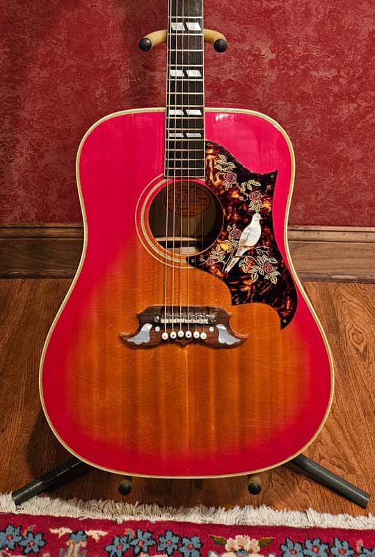 Gibson Dove 1968 - Cherry Sunburst image 1