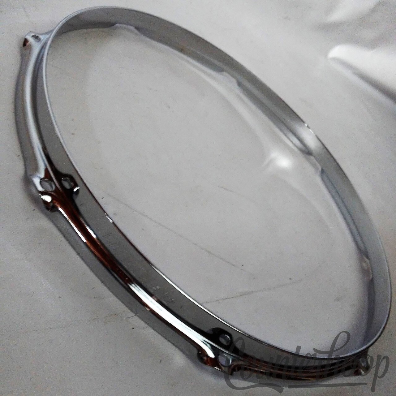 Gretsch 14" 302 8-Lug Rim/Hoop 3mm Thick Double-Flange Chrome Plating Stick-Chop — main photograph