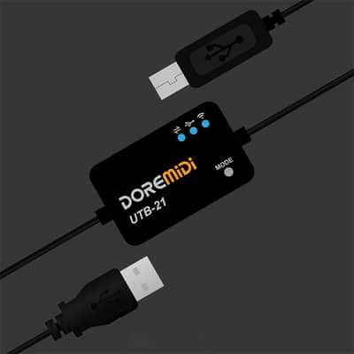 USB Midi To Bluetooth Midi Adapter Wireless Midi Usb Cable With indicator For Yamaha Midi Device image 1