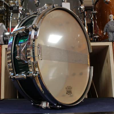 1990s Legend 4.5x13 Snare Drum in Green Lacquer image 5