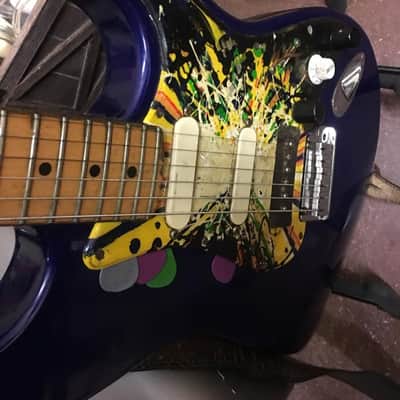 1992 Fender Strat Plus with Maple Fretboard Midnight Blue image 4