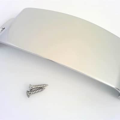 True Custom Shop® 4 String Chrome Neck Pickup Cover for Fender Jazz Bass image 3