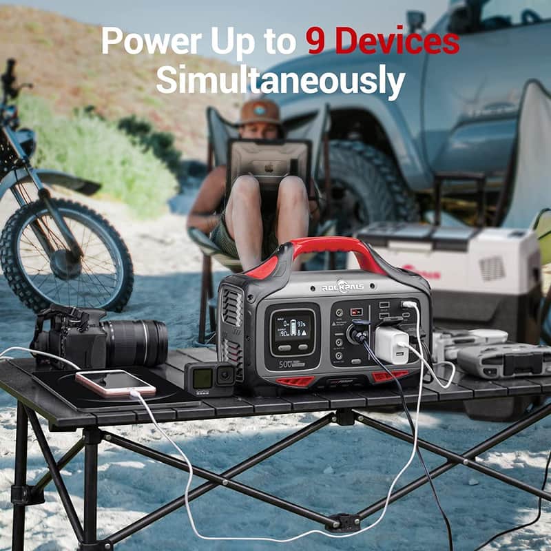 Rockpals Power Generator Rockpals 500W/520WH Portable Power Station 2021 image 1