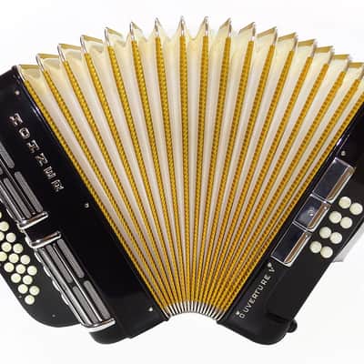 Close to New! Hohner Ouverture V Diatonic Original German Squeezebox, Button Accordion Garmon, Straps 2040, Rare Luxury Harmonica, Fantastic sound! image 3