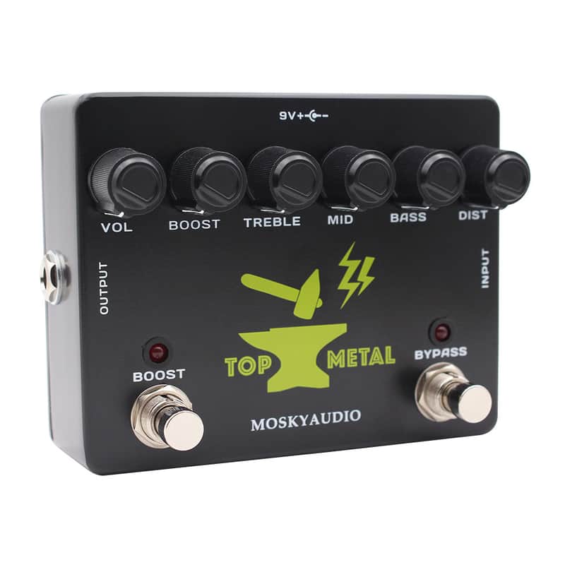 Heavy Metal Distortion Pedal with Top Boost image 1