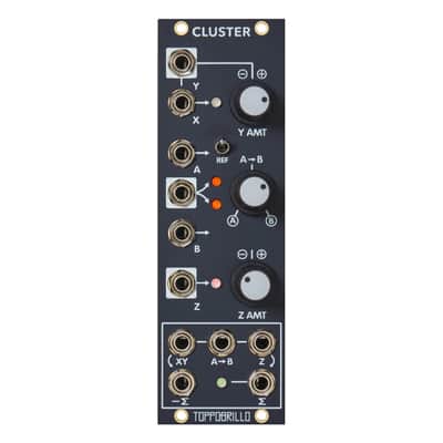 Toppobrillo Cluster Eurorack Processing Toolbox Module (Black) image 1