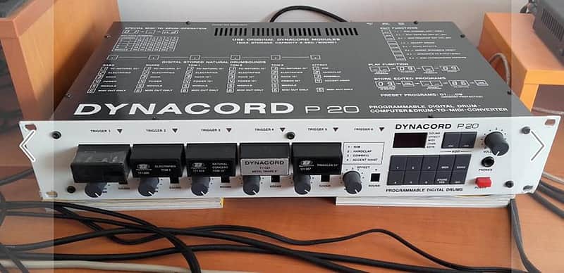 Vintage Dynacord P-20 programmable Digital Drums with 5 catridges image 1