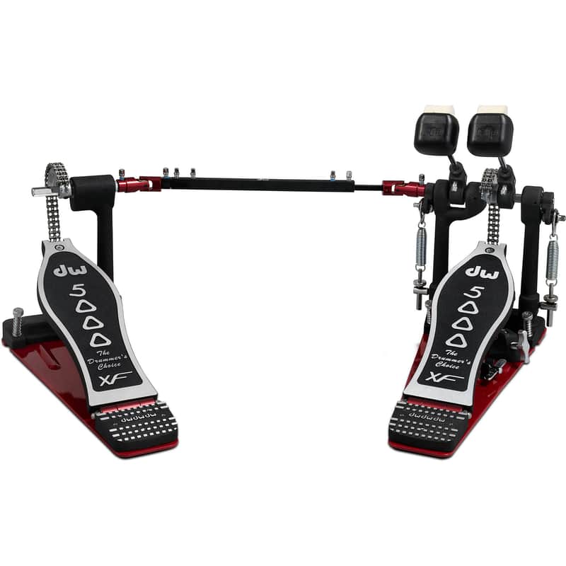 DW 5000-Series Double Bass Drum Pedal - ACCELERATOR XF DOUBLE PEDAL W/BAG image 1
