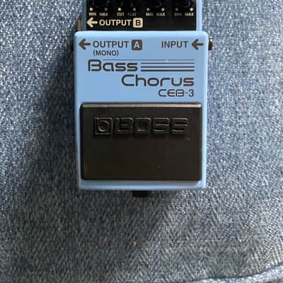 Boss CEB-3 Bass Chorus (Dark Gray Label) 2001 - Present - Blue image 1