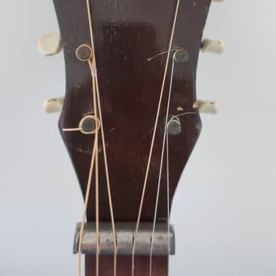 Vintage 1930s Oahu M65 Square Neck Lap Steel Hawaiian Big Body Guitar Very Clean Oahu Harmony Kay Works Great Comes With Original Bridge & Wooden Peg Parts! image 11