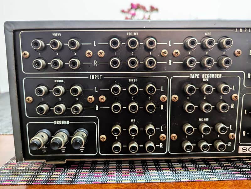 Sony ASS-3335 Audio Selector: Input/Tape/Phono, 3 Amps, 5 Speakers