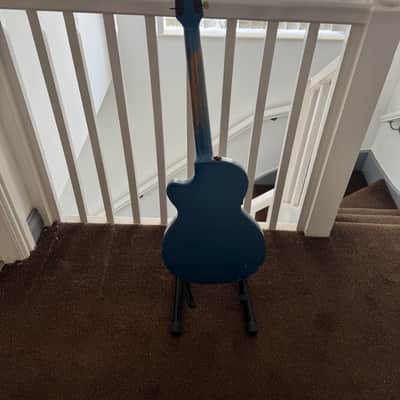Hofner Colorama 1958-1959 - Two tone silver/blue colour image 8
