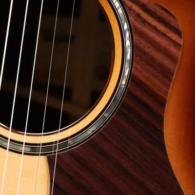Taylor (1 of 42) Builder's Edition 814ce LTD Grand Auditorium Acoustic/Electric Guitar - Macassar with Hardshell Case image 11