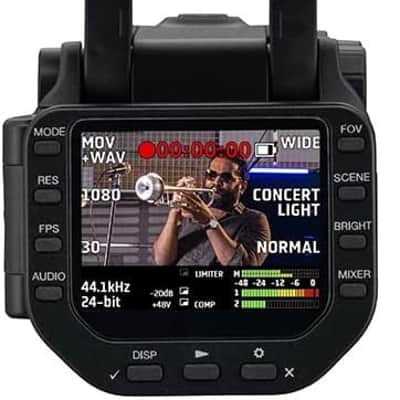 Zoom Q8n-4k Handy Video Recorder, 4k UHD Video, Stereo Microphones Plus Two XLR Inputs, Four Tracks of Audio Recording, Webcam, for Record and Streaming Music, Podcasts, and More image 4