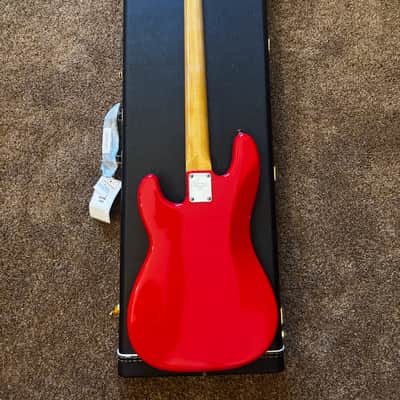 Fender Custom Shop '66 Precision Bass Journeyman Relic 4-String Bass Guitar, Rosewood Fingerboard, Hot Rod Red journeyman image 15