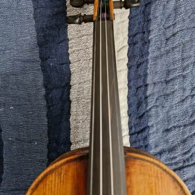 Carlo Anselmo northern Italy Handmade stradavarious copy antique - brown varnish 4/4 image 5