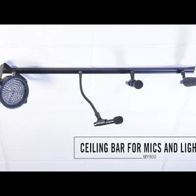 On-Stage MY900 Ceiling Bar for Microphones and Lights image 7