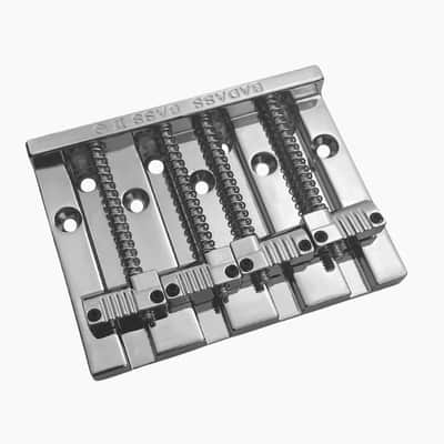 Leo Quan® Badass II™ 4-String Bass Bridge-Chrome image 4