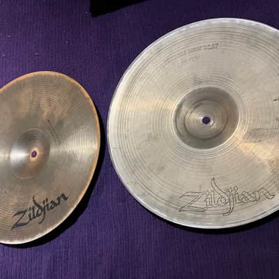 Zildjian 14" A Series New Beat Hi-Hat Cymbals (Pair) 1982 - 2012 - Traditional image 2