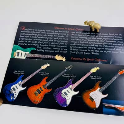 Grosh Guitars Custom Guitars Mini Catalog / Dealer Brochure 1995 image 5