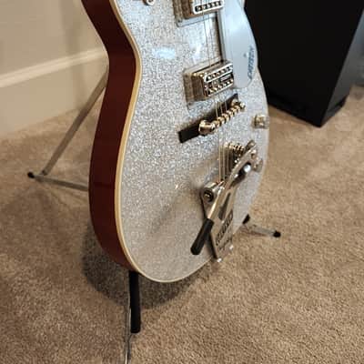 Gretsch G6129T Silver Sparkle Jet guitar image 8