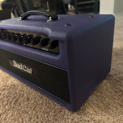 Bad Cat Bad Cat Lynx 50W Tube Head (Model BCP-2206) - Custom Amethyst Finish image 14