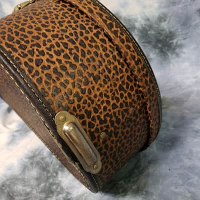 1950's Geib Martin A Style Mandolin Case Soft Shell Needs hinges image 4