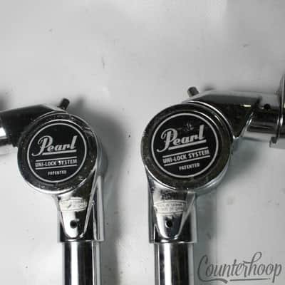 *PEARL 2x Uni-Lock Drum Tom Arms Hardware Angle 13x3 13" TH-9001 R/C Bass Mount* image 2